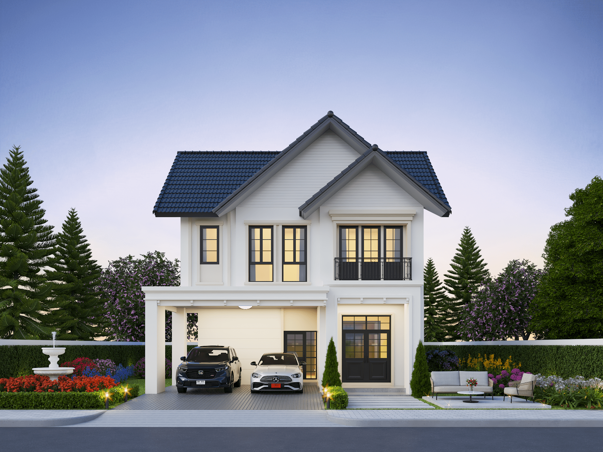 เวฬารมย์ โครงการบ้านเดี่ยวและบ้านแฝด Modern Classic